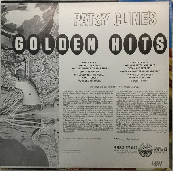 Patsy Cline - Patsy Cline's Golden Hits