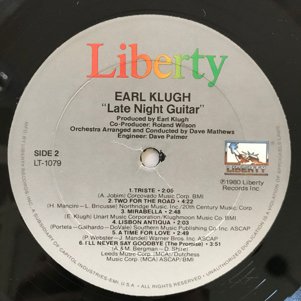 Earl Klugh - Late Night Guitar