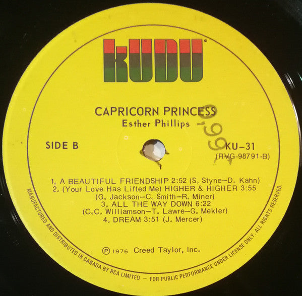 Esther Phillips - Capricorn Princess