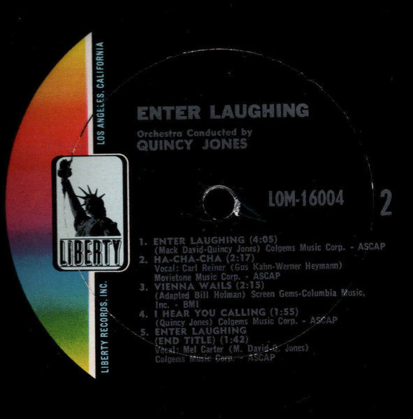 Quincy Jones - Music From The Original Motion Picture Soundtrack Enter Laughing