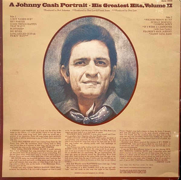A Johnny Cash Portrait (His Greatest Hits, Volume II)