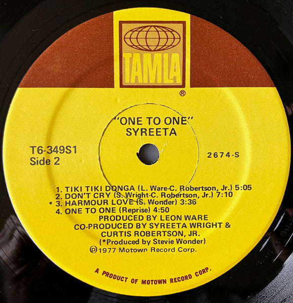 Syreeta - One To One