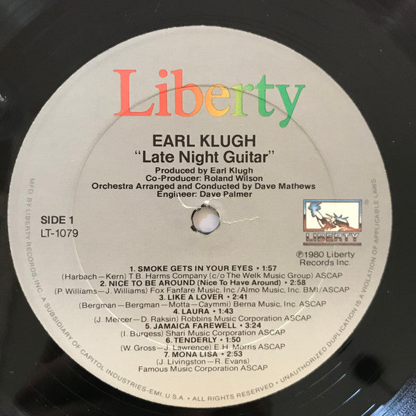 Earl Klugh - Late Night Guitar