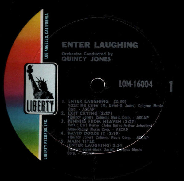 Quincy Jones - Music From The Original Motion Picture Soundtrack Enter Laughing