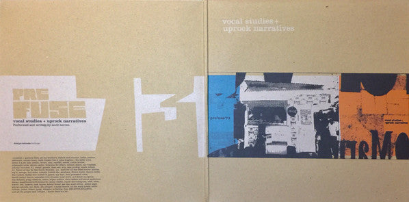 Prefuse 73 - Vocal Studies + Uprock Narratives