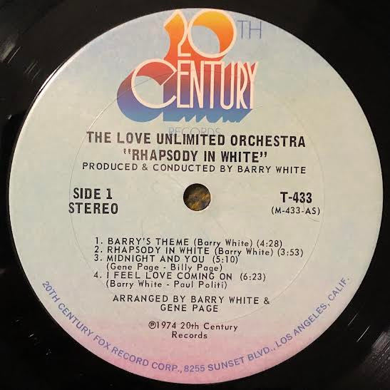 Love Unlimited Orchestra - Rhapsody In White