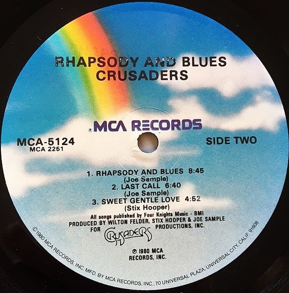 The Crusaders - Rhapsody And Blues