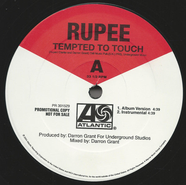 Rupee - Tempted To Touch