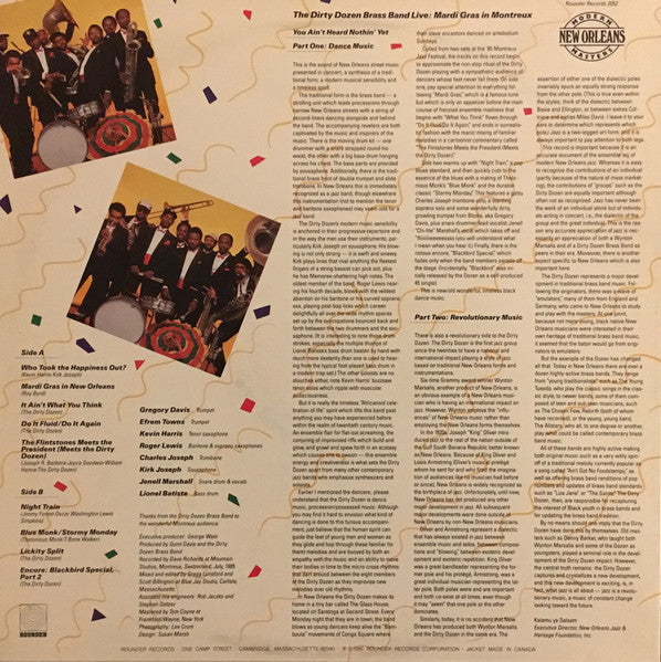 The Dirty Dozen Brass Band - Mardi Gras In Montreux, Live