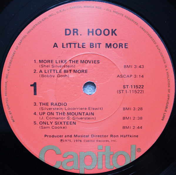 Dr. Hook - A Little Bit More