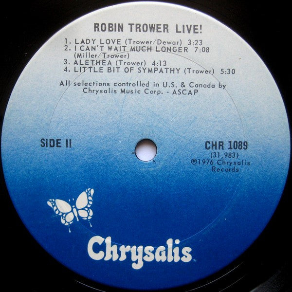 Robin Trower - Robin Trower Live!