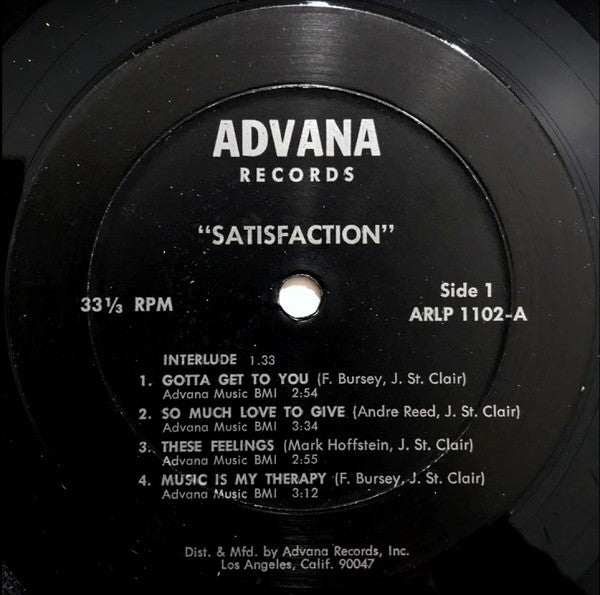 Jimmy St Clair - Satisfaction