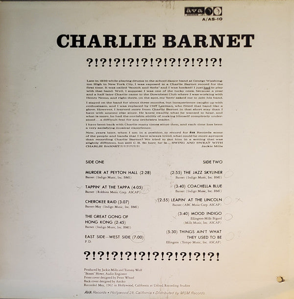 Charlie Barnet !?!?!?!?!?!?!