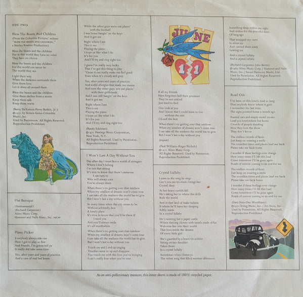Carpenters - A Song For You