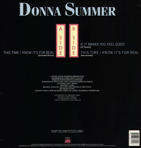 Donna Summer - This Time I Know It's For Real