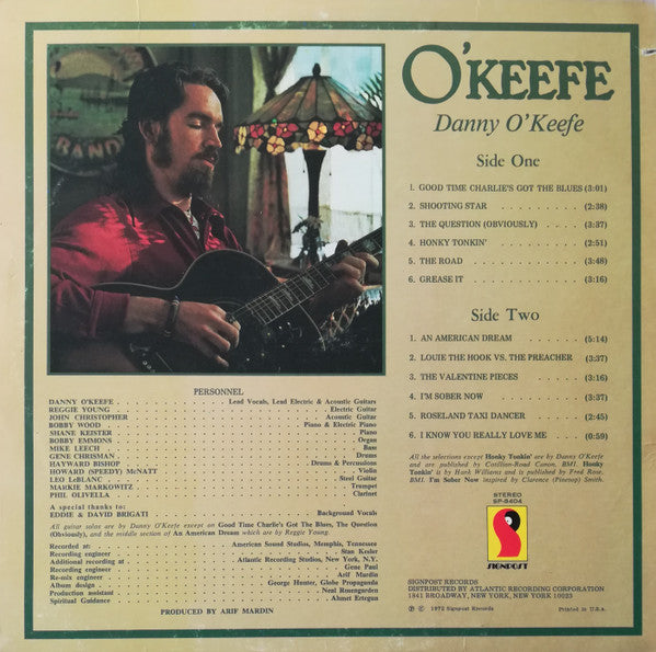Danny O'Keefe - O'Keefe