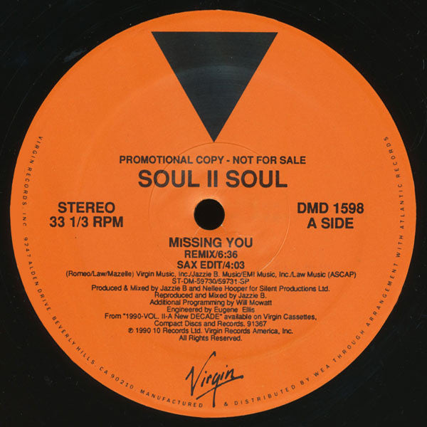 Soul II Soul - Missing You