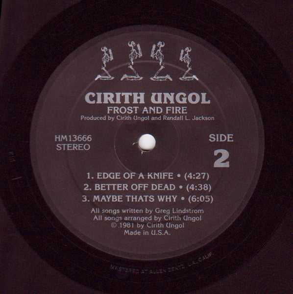 Cirith Ungol - Frost And Fire