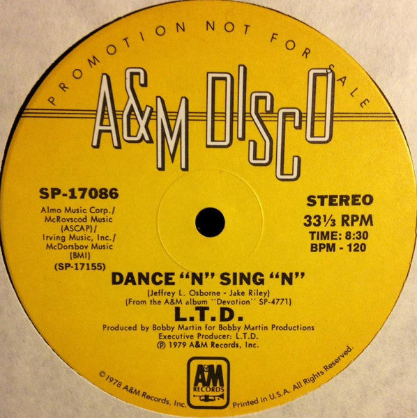 L.T.D. - Dance "N" Sing "N"