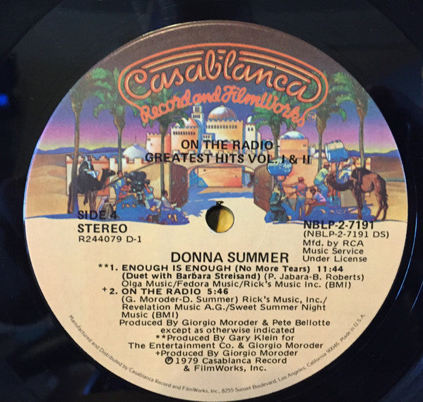 Donna Summer - On The Radio: Greatest Hits Vol. 1 & 2 (2LP, Club)
