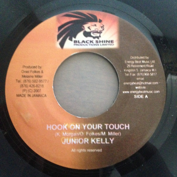 Junior Kelly - Hook On Your Touch / Look What It Cause