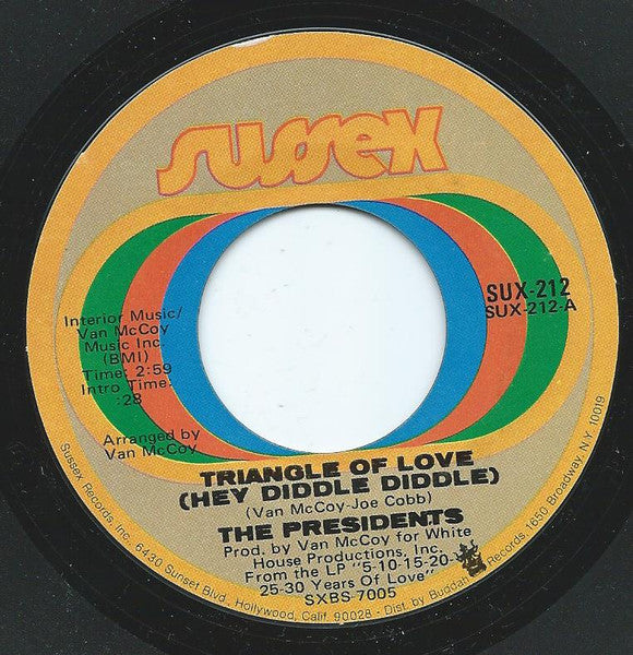 Presidents - Triangle Of Love (Hey Diddle Diddle)