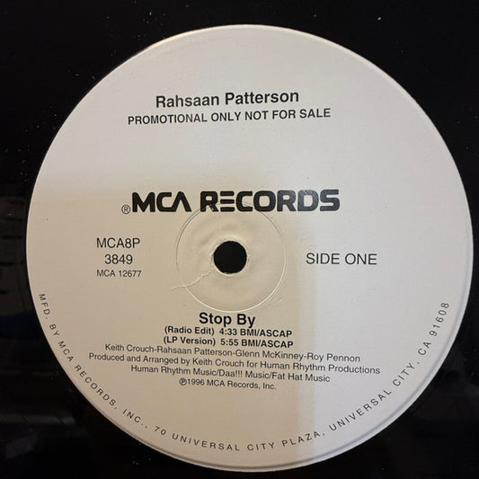 Rahsaan Patterson - Stop By