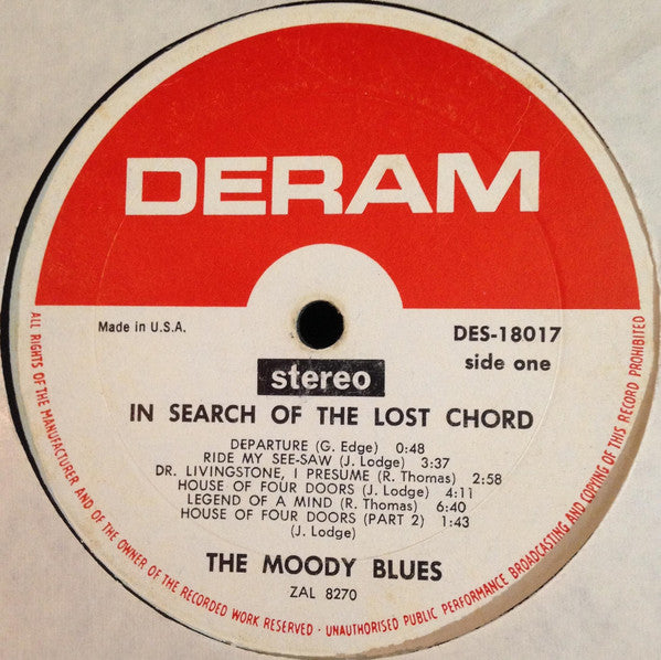 The Moody Blues - In Search Of The Lost Chord