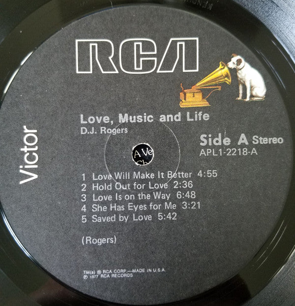 D. J. Rogers - Love, Music And Life