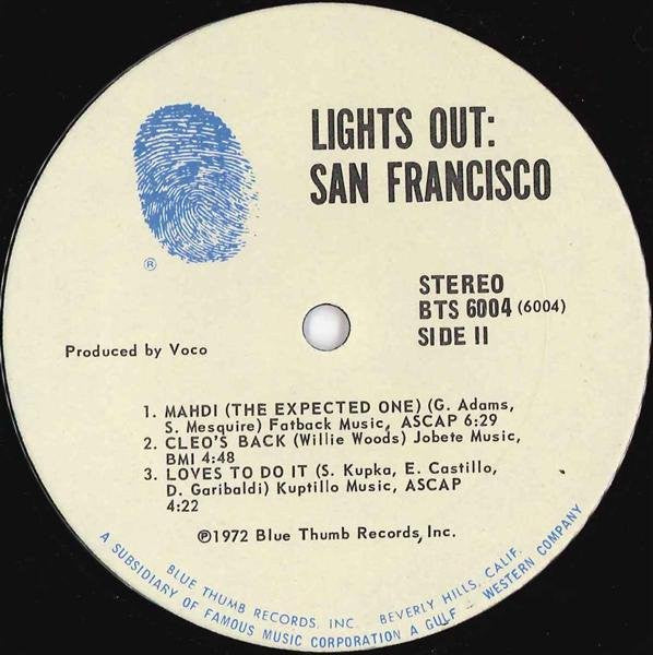Various - Lights Out: San Francisco (Voco Presents The Soul Of The Bay Area)