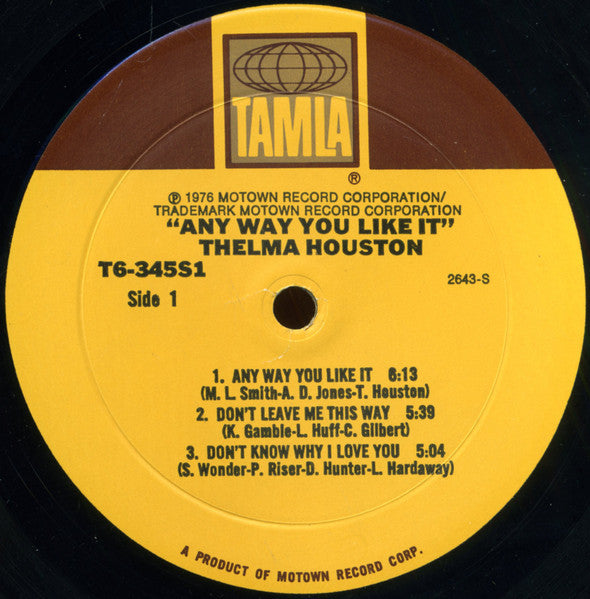Thelma Houston - Any Way You Like It