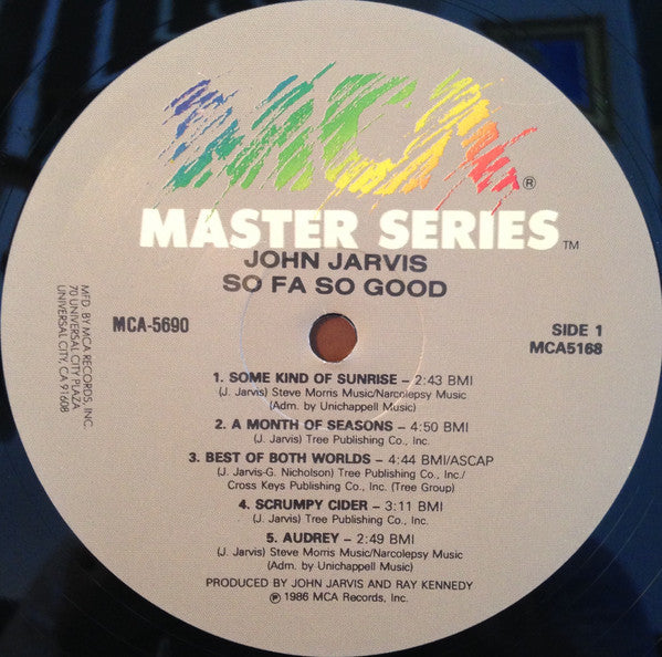 John Jarvis - So Fa So Good