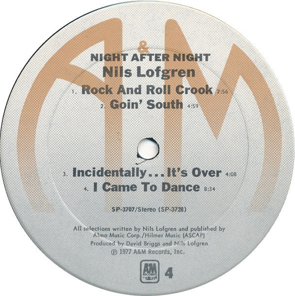 Nils Lofgren - Night After Night