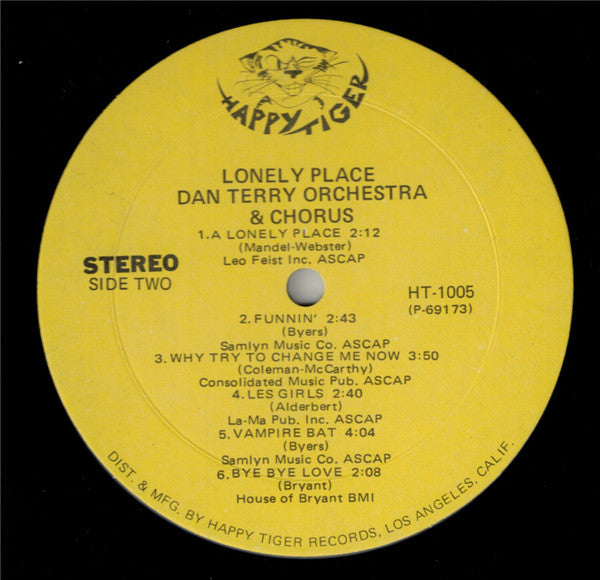 Dan Terry And His Orchestra - Lonely Place
