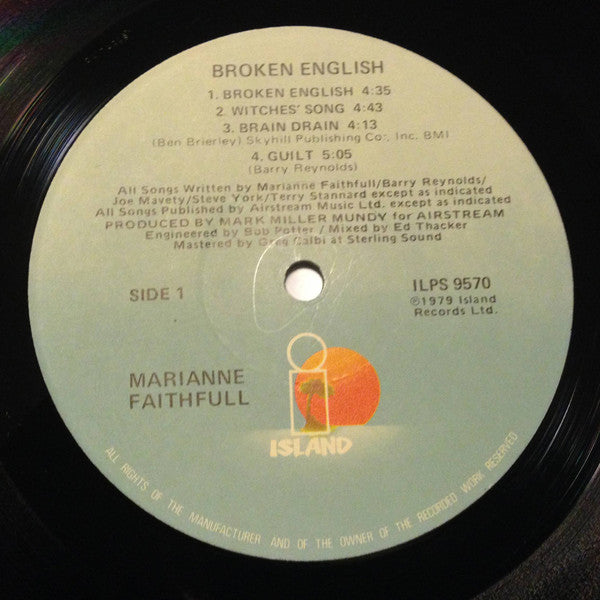 Marianne Faithfull - Broken English