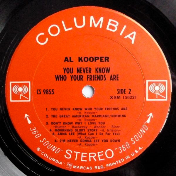 Al Kooper - You Never Know Who Your Friends Are