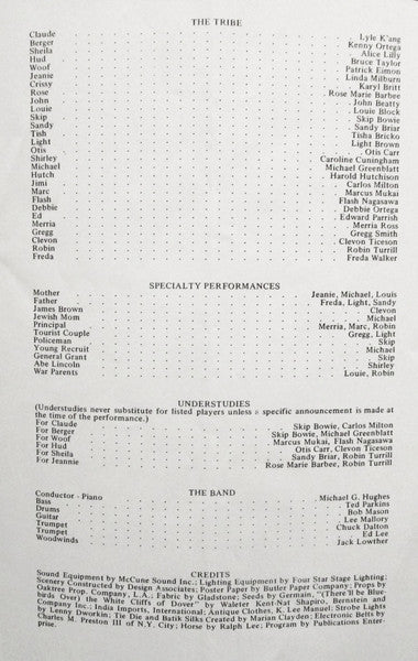 Various - Hair (The American Tribal Love-Rock Musical)