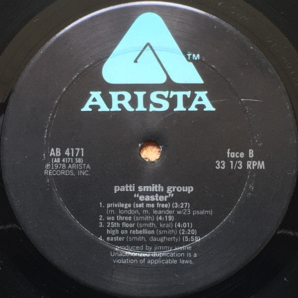 Patti Smith Group - Easter