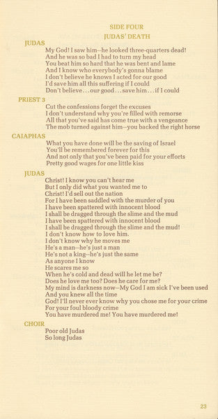Andrew Lloyd Webber And Tim Rice - Jesus Christ Superstar