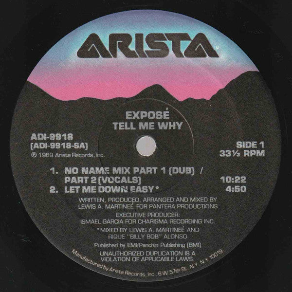 Exposé - Tell Me Why