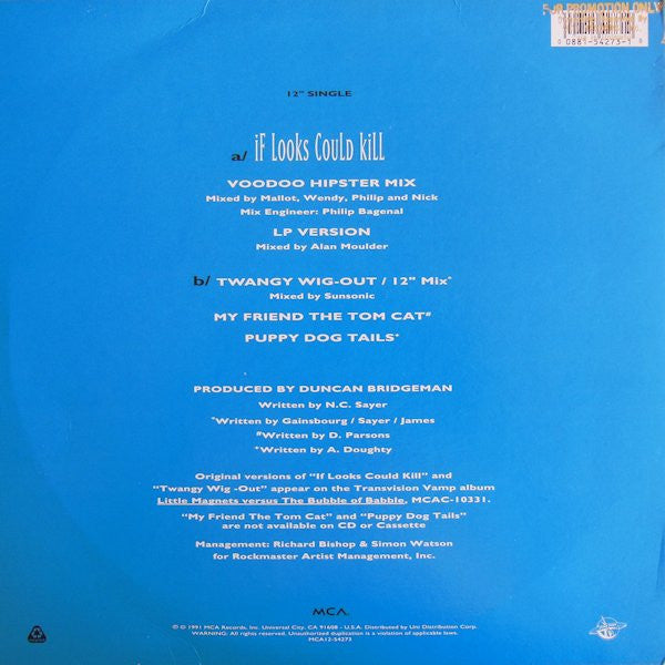 Transvision Vamp - If Looks Could Kill
