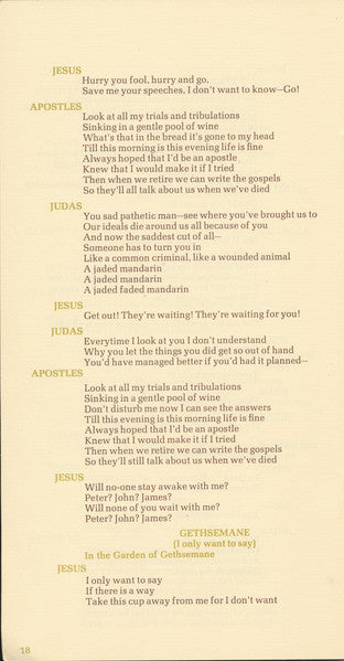 Andrew Lloyd Webber And Tim Rice - Jesus Christ Superstar