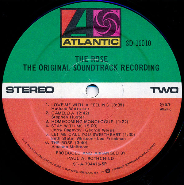 Bette Midler - The Rose - The Original Soundtrack Recording