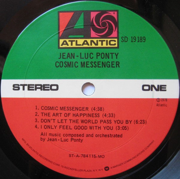 Jean-Luc Ponty - Cosmic Messenger