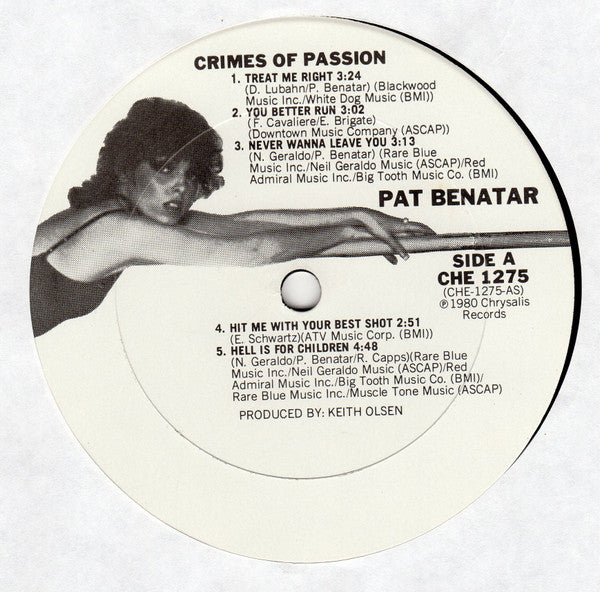 Pat Benatar - Crimes Of Passion