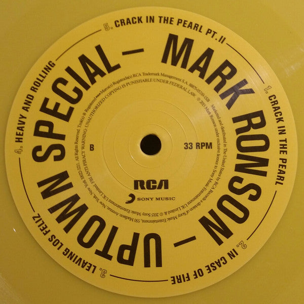 Mark Ronson - Uptown Special (YELLOW VINYL)