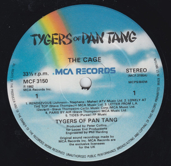 Tygers Of Pan Tang - The Cage
