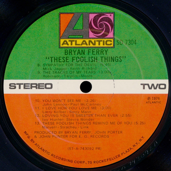 Bryan Ferry - These Foolish Things