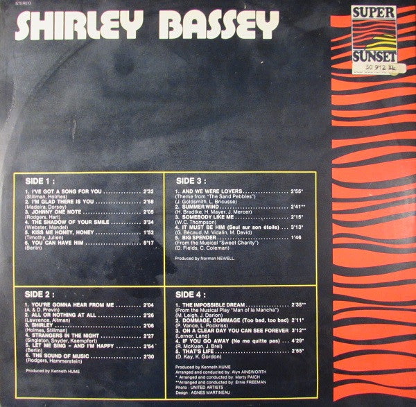 Shirley Bassey