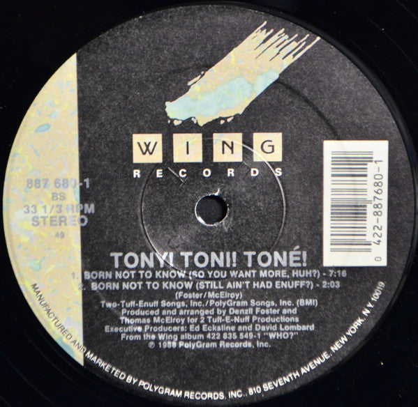 Tony! Toni! Toné! - Born Not To Know